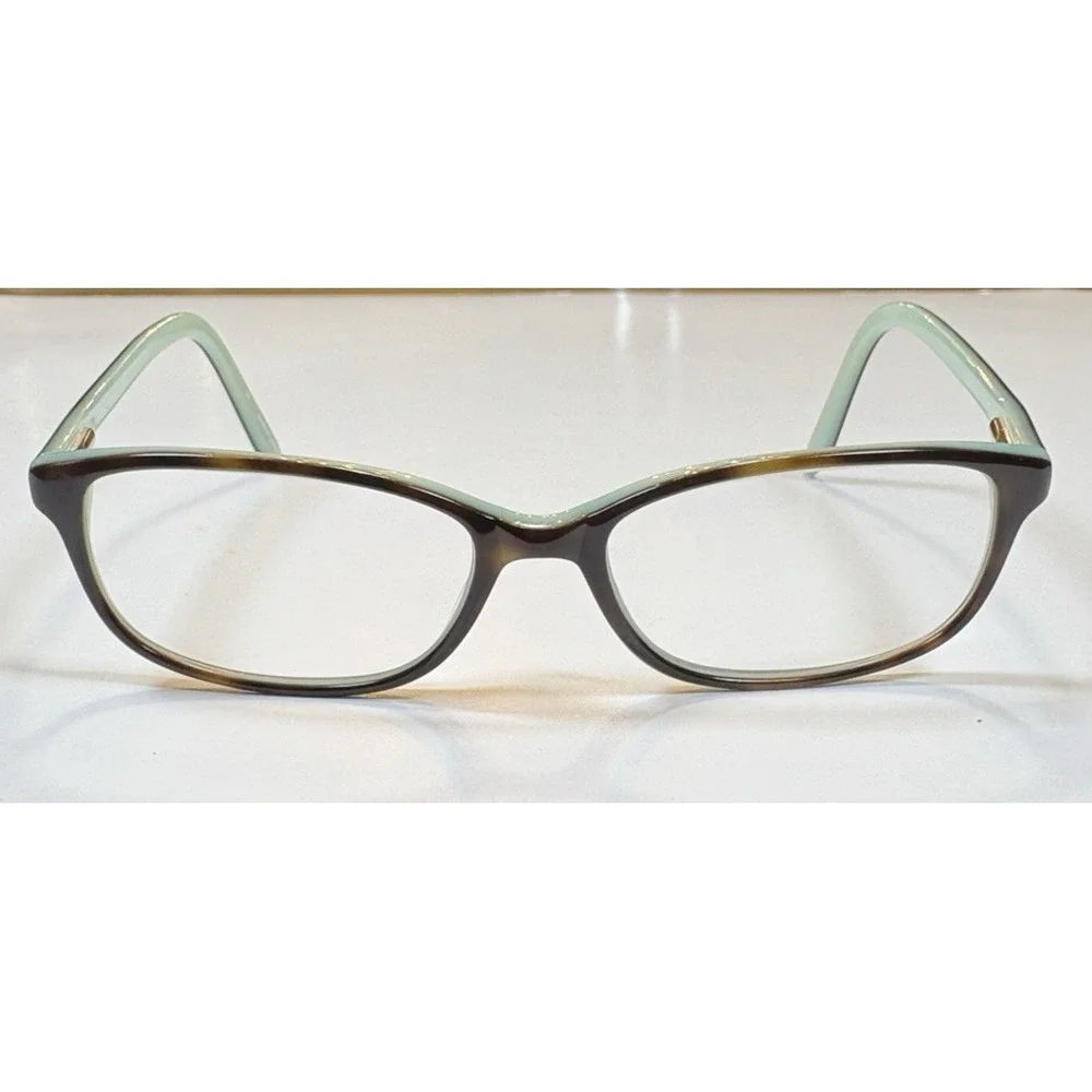 Bulova Ixtapa Eyeglasses Frames Womens‎ Havana Mint Full Rim Cat Eye 53-16-140